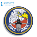 Logo et badges en caoutchouc militaire de l&#39;escadron de l&#39;armée 3d en relief personnalisé de haute qualité, patchs de l&#39;armée de l&#39;air américains en pvc souple à vendre